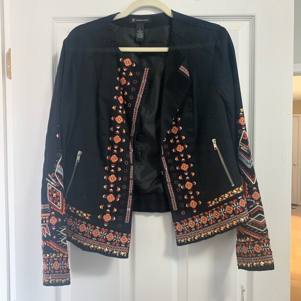 INC detailed jacket/blazer